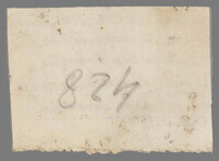L 01604
<br/>
Label met opschrift
<br/>
<em>Escher von der Linth, Johannes Conrad (1767-1823)</em>